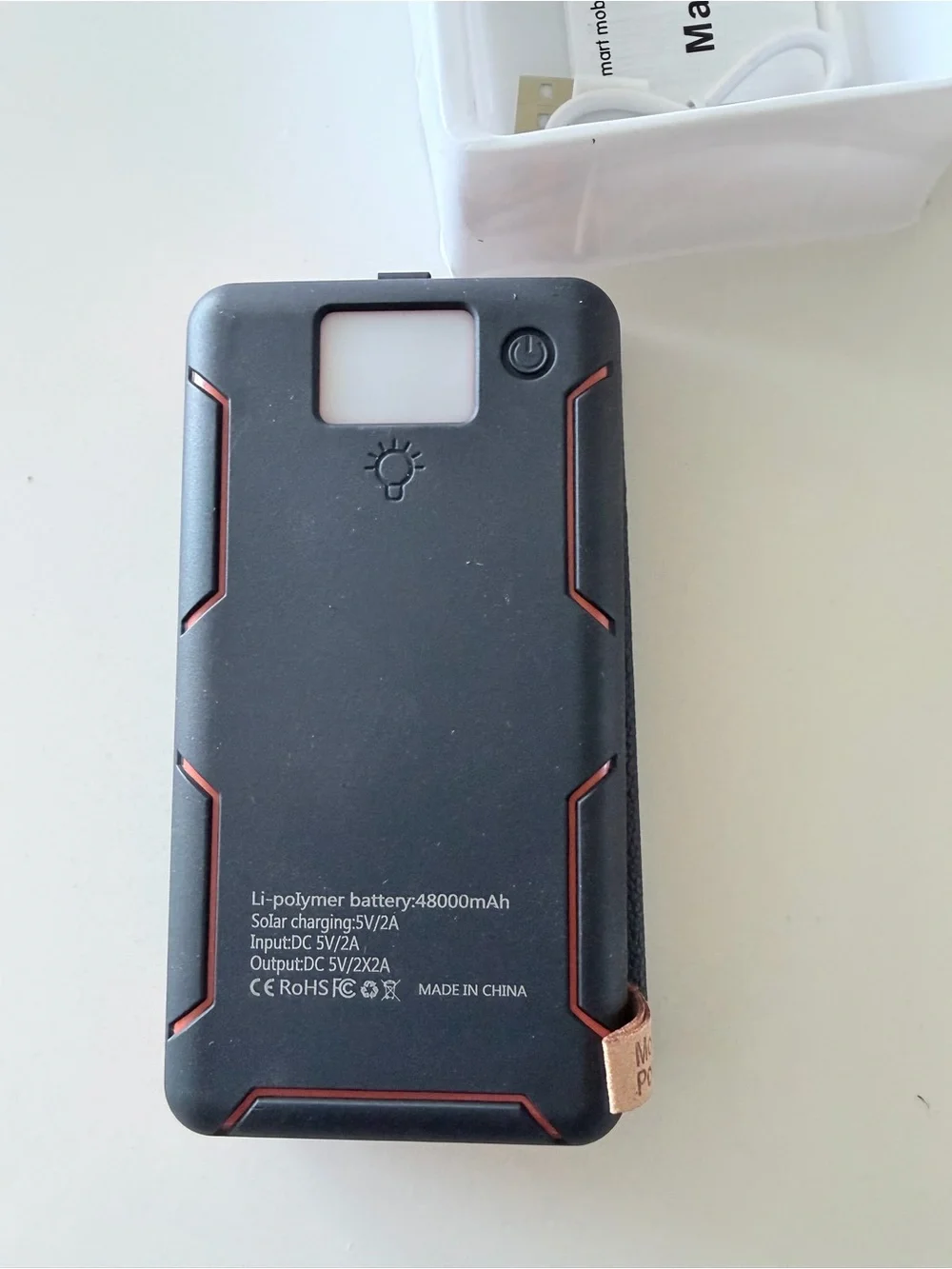 Container Power Bank - Black Portable Charger